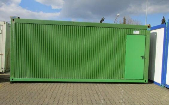 20 Fuss Bürocontainer, gebraucht /grün