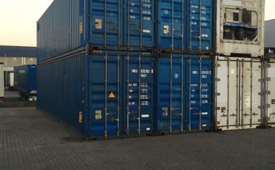 40 Fuss High Cube See- Lagercontainer, gebraucht