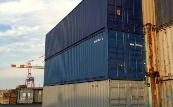 40 Fuss See- Lagercontainer, gebraucht